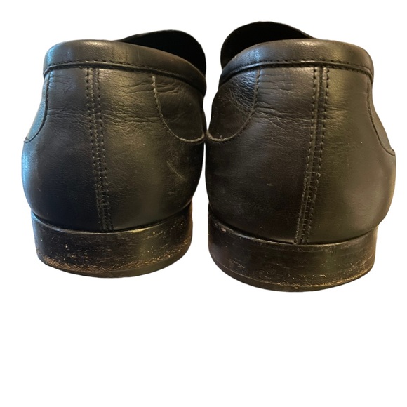 Bally of Switzerland Black Leather Slip On Loafers Size 12 - Picture 4 of 9